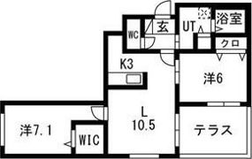 ライズステージ元町の間取り画像