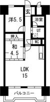 朝日プラザ偕楽園の間取り画像