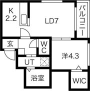 アウラ サッポロの間取り画像