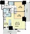ザ・札幌タワーズ ウエストタワーの間取り画像