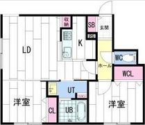 アルファスクエア南4西15の間取り画像