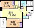 ラフィネタワー札幌南3条の間取り画像