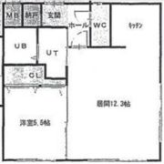 プレステージ知事公館の間取り画像