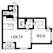 Rests on 行啓通の間取り画像