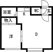 オルセー南6条の間取り画像