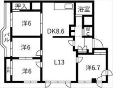 アートサイドテラスの間取り画像