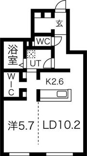 ラフィナート南16条の間取り画像