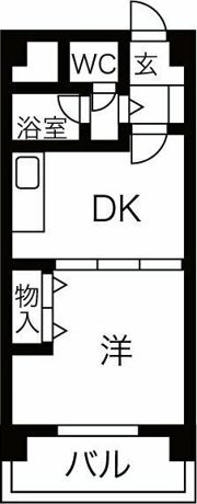 ドミローレル第11の間取り画像