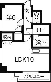 MAISON HOXIN南10条の間取り画像