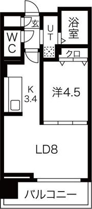 ヴォーネン円山裏参道の間取り画像