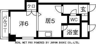 旭堂第一マンション 知事公館前の間取り画像