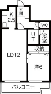 ダイアナ南山鼻ヒルズIIAの間取り画像