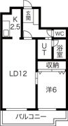 ダイアナ南山鼻ヒルズIIAの間取り画像