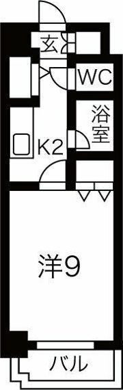 エレガンス円山の間取り画像