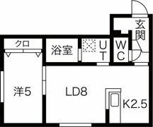 Four Stream Residence南6条の間取り画像