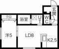 Four Stream Residence南6条の間取り画像