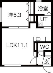 プランタン円山の間取り画像