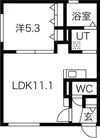 プランタン円山の間取り画像