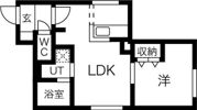 クーデクール北円山の間取り画像