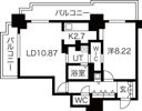 パシフィックタワー札幌の間取り画像