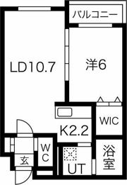 クラリス澄川の間取り画像