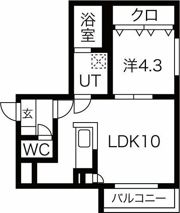 Aster To Parcoの間取り画像