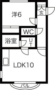 MAJESTIC水車町の間取り画像