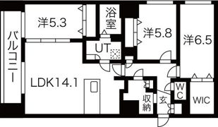 スペチアーレ札幌東の間取り画像