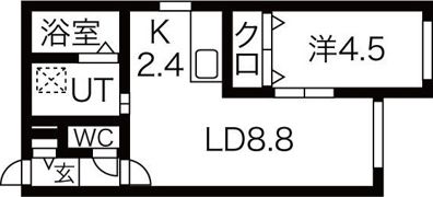 GRADO平岸の間取り画像