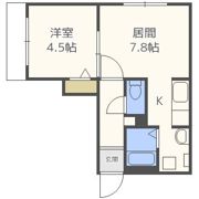 ハルクスマンションの間取り画像