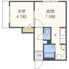 ハルクスマンションの間取り画像