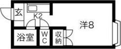 藤井ビル北10条の間取り画像