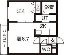 ルーエN15の間取り画像