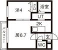 ルーエN15の間取り画像