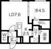ブランシャール桑園STATIONの間取り画像