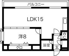 ハイフィールド88の間取り画像