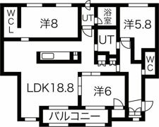 サンモール21の間取り画像
