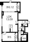 桂和レジデンス円山公園の間取り画像