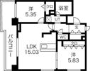 桂和レジデンス円山公園の間取り画像