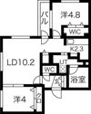 アストラリス平岸の間取り画像