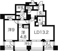 プライムメゾン大通公園の間取り画像