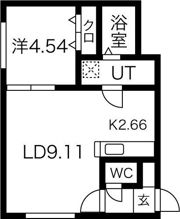 プリヴィエール美園の間取り画像