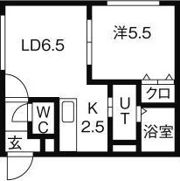 ボヌール月寒の間取り画像
