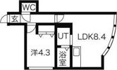 ベルファームの間取り画像