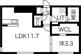 オルセーリュクス豊平の間取り画像
