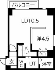 リトルズさっぽろ福住の間取り画像