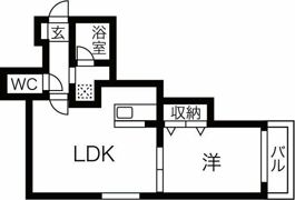 フォンテーヌ福住の間取り画像