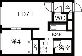 Blue Orb MISONO（ブルーオーブ美園）の間取り画像