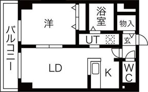 メトロ月寒中央の間取り画像