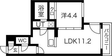 MOCA（モカ・豊平区）の間取り画像